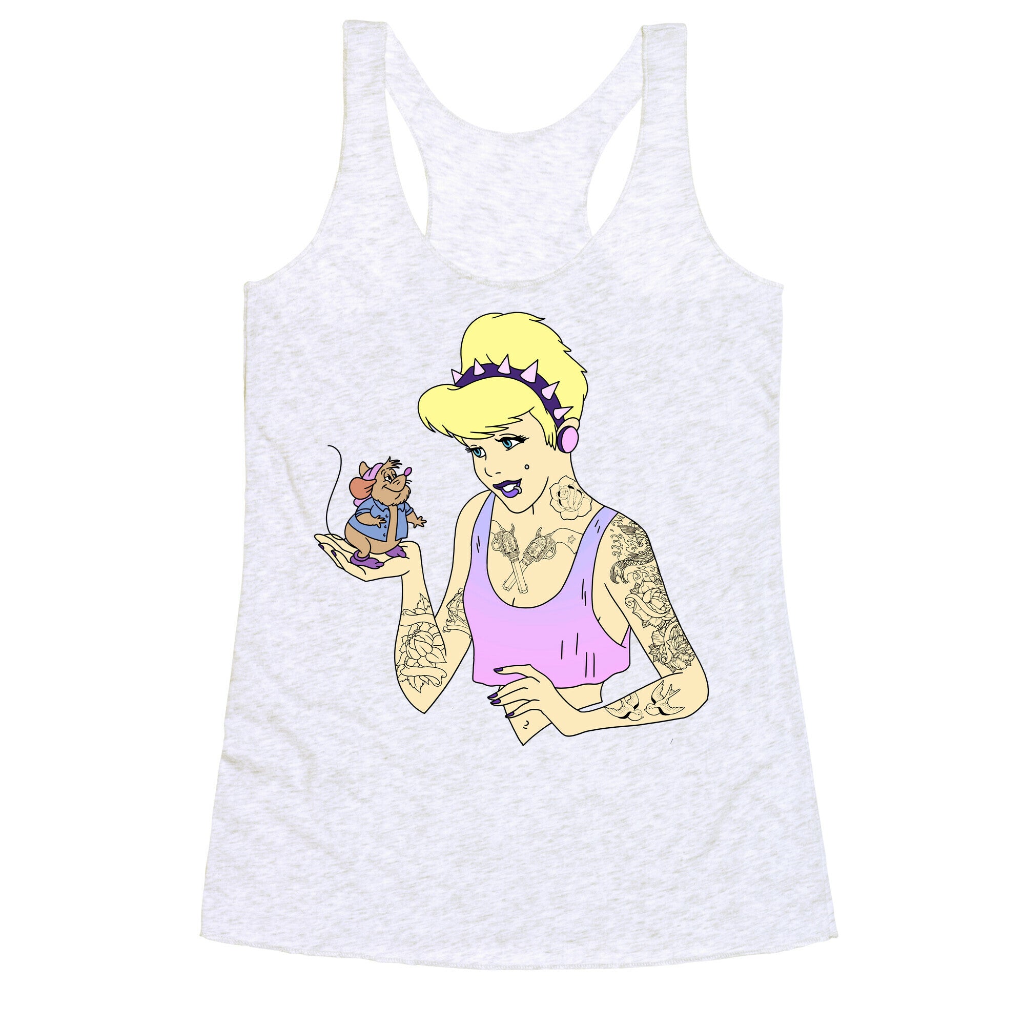 Pastel Goth Cinderella Racerback Tank